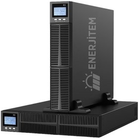 Resim Enerjitem 6 Kva 16x7ah Rack Mount 6/14dk Onlıne Ups 
