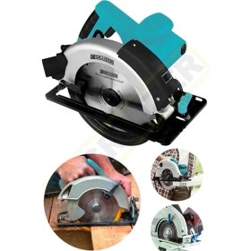 Resim Graizer Alman 3000 Watt Lazerli Bakir Sargili Metal Şanzuman Sunta Kesme Daire Testere Makinesi 185 mm 