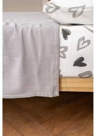 Resim Soley Serenity %100 Pamuk 220 X 240 Cm Battal Boy Pike Gri 