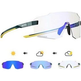 Resim Fastbuy Wangxi 06 Kapvoe Fotokromik Mtb Bisiklet Gözlükü, Günlük/gece Kullanımı, Erkek/kadın Aksesuarları, Altın Renk Altın 