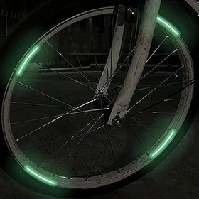 Resim Yansıtıcı Jant Şeritleri Etiket, Araba Tekerleği Yansıtıcı Etiket,20 Parça Araba Lastiği Uyarı Çıkartmaları Çıkartması Jant Şeritleri - Çizilmez Bisikletler Motosiklet Bisikletler için 