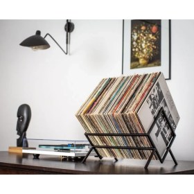 Resim Merzana Metal Plak Organizer, Dergilik, Kitaplık, Plaklık 