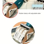 Resim Fromthenon Sevimli Tarih Damgası Planlayıcı Şeffaf Damgalar İş Kauçuk Damga Ayarlanabilir Tarih Günlük Okul Malzemeleri Kırtasiye 