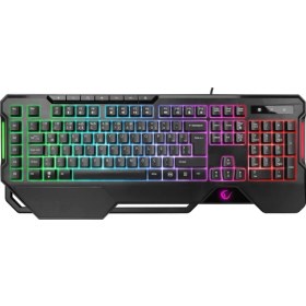 Resim Rampage KB-R121 Crypto Rgb Membrane Q Multimedia Oyuncu Klavye 