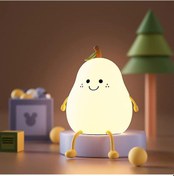 Resim Leezsing Armut Şekilli Gece Lambası: Bebekler Ve Çocuklar İçin Renk Değiştiren, Usb Şarjlı, Taşınabilir Gece Işığı Diğer 