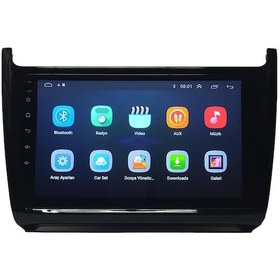 Resim Volkswagen Polo 2011-2018 9 inç 6-128 GB PRO Android Carplay Multimedya 