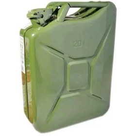 Resim GELG Askeri Tip Metal Benzin Yakıt Bidonu 20 Lt Meridyendukkan 