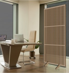 Resim Liar Dekor Liar Ahşap Seperatör (Paravan) - KSP-213 - (10 mm) - (69 cm x 139 cm) - (Ham) 