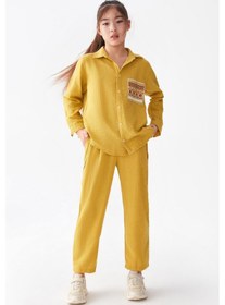 Resim Nk Kids Kız Pantolon 24ynk56338 Sarı 