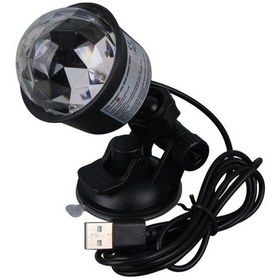 Resim Ledx Al-kx-6889 Projeksiyon Atmosferli Usbli 4 Watt Şarjlı Sihirli Rgb Led Disko Topu Siyah 