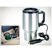 Resim Mobgift Araç Içi Su Isıtıcı Termos Kupa Bardak 