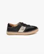 Resim Greyder 59275 Siyah Süet Altın Hakiki Deri Kadın Sneaker Ayakkabı-850 Siyah-altın 