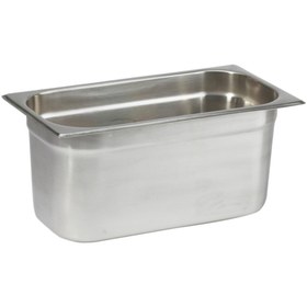 Resim Natsan Paslanmaz Çelik Gastronom/gastronorm Küvet Gn 1/3-150 (32,5 X 17,6 X 15 CM) 