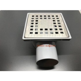 Resim Quantum 10X10 Q 50 Yandan Çıkışlı Yer Süzgeci Yer Sifonu 