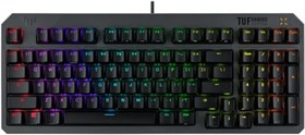 Resim Tuf Gaming K3 Gen Ii Red Switch, Kompakt 97 Tuş Di̇zi̇li̇mi̇, Opti̇k-Mekani̇k Rgb Anahtarlar, S 