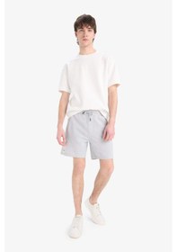 Resim DeFacto Slim Fit Dar Kesim Dar Paça Şort W7965AZ25SMGR362 