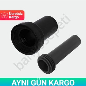 Resim Japar Gömme Rezervuar Universal Temiz-pis Su Boru Seti Siyah 