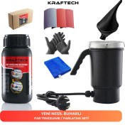 Resim KRAFTECH Yeni Nesil Premium I Buharlı Araba Far Temizleme Ve Parlatma Seti - 9 Parça Ürün 