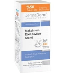 Resim Dermaderm Maksimum Etkili Sivilce Kremi 100 G 