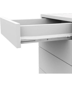 Resim Nobel Çekmece Rayı, Klasik, Beyaz, 40 Cm, 1 Takım 