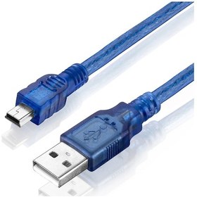 Resim Mini Usb Şarj Ve Data Kablosu 5 Pin Mini Usb To Usb Kablo 5m 