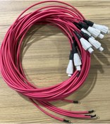 Resim BLUE DİJİTAL yüksek gerilim kablosu kırmızı pozitif kurşun tel 3 metre 