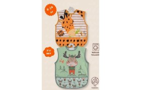 Resim Retro Women Erkek Bebek Figürlü Su Geçirmez Mama Önlüğü 