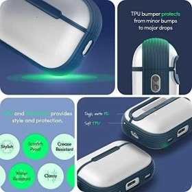 Resim Karokstore Ciel By Airpods Pro (2.nesil) ile Uyumlu Kılıf Brick Deep Sea - ACS05327 