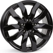 Resim CMS-985-08 6.0x15"-4x100 ET40 67.2 Complete Black Gloss Jant (4 Adet) 