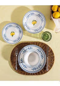 Resim Madame Coco Brunella 6 Kişilik 24 Parça Yemek Takımı - Mavi/beyaz Yset0000000091 