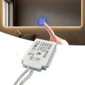 Resim 1 Adet DC 12V Dokunmatik Anahtar Modülü, En Hafif Temasa Hassas ve Sonsuz Karartma Özellikteli Dolap Lambaları Aynalı İşık DIY Projeleri Kolay Kurulum, Şık Çalışan Bakır Alaşım Kontaklı Minimalist Taban Iki Yönlü Geçişli Ev Otomasyonu Akışkan ileti 