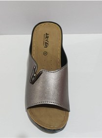 Resim Aryan 26-893 Anatomic Kadın Dolgu Topuk Terlik Gri 