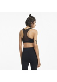 Resim Puma Mid Impact 4keeps Bra Kadın Siyah Sporcu Sütyeni Siyah 