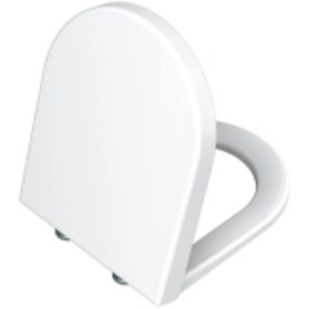 Resim VitrA S50 Klozet Kapağı Duroplast, Üstten Sıkmalı Yavaş Kapanır, Metal Menteşeli, Beyaz 72-003-309 
