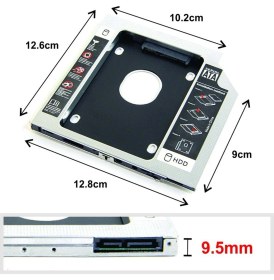 Resim Gabble Notebook Kızak Kutu HDD SSD 9.5mm Sata G-509 