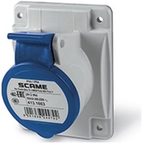 Resim Scame IP44 Mak. Prizi (Eğik) 3 x 16 A (2P+E) Monofaze 