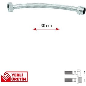 Resim Bağlantı Hortumu 1/2'1/2 N 30 Cm 