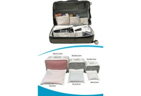 Resim Anne Bebek Hastane Çantası Düzenleyici Organizer 6 Parça 