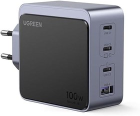 Resim UGREEN Nexode Air 100W 4-Port GaN Fast Charger EU Hızlı Şarj Adaptörü 