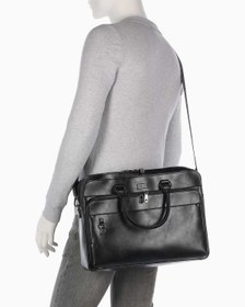 Resim Guess Boston Erkek Büyük Boy Evrak Çantası Black - Black / STD 