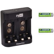 Resim POWER-XTRA Px200 Pil Şarj Cihazı + Varta 2100 Mah Şarjlı Kalem Pil 2’li 