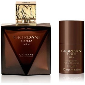 Resim Oriflame Giordani Gold Man Erkek Parfüm EDT 75 ML + Deodorant 50 ML 