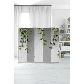 Resim Artavessa Dekoratif 5 Kanatlı Dijital Baskılı Kanvas Paravan - Seperatör - 200X180 cm - Model 11 