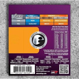 Resim AyrStore 16152 Phosphot Bronze Nanoweb 12 Telli Akustik Gitar Teli (10 47) 