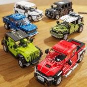 Resim TYCOLE 316 parça Off-Road SUV Araç Modeli İnşaat Blokları Seti, Eğitim DIY İnşaat Oyuncak, Klasik SUV Tasarımı, Yaratıcı Masa Dekoru, 6+ Yaş için Hediye, ABS Malzeme - Beyaz, Kırmızı, Siyah, Mavi, Yeşil, Karma Renk 