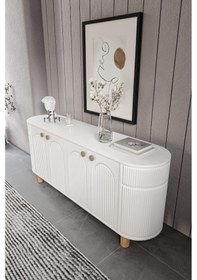 Resim Vns Moduler Duru Mdf Mebran Kapak Konsol 