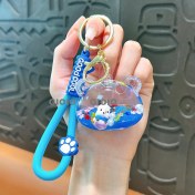 Resim Silver1 Yeni Sevimli Çizgi Film Işıklı Işık Kulomi Büyük Kulak Köpek Hediye Kutusu Anahtarlık Araba Okul Çantası Dıy Kolye Hediye (Yurt Dışından) 