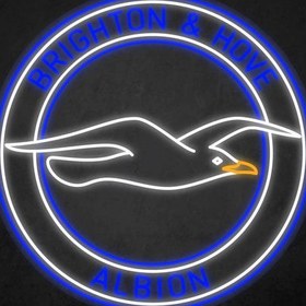 Resim Neon Tabela - Brighton & Hove Albion FC X Large 