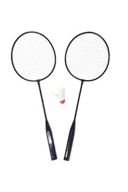 Resim Mucit home Fileli Badminton Seti 2 Raket 1 Top Badmington Seti 