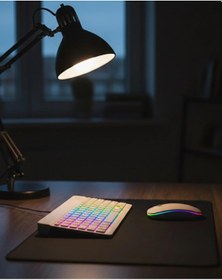 Resim Diğer Kablosuz Aydınlatmalı Klavye Mouse Seti Türkçe Q Tuş Dizilimi 